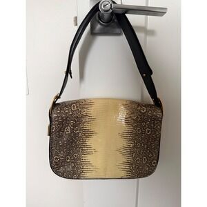 ✨ RARE COLLECTOR'S PIECE! Michael Kors Collection Ombré Lizard-Embossed Leather
